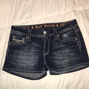 rock revival jean shorts